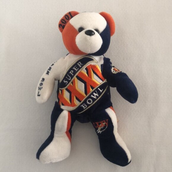 Super Bowl XXXV Stuffed Bear Souvenir - Picture 11 of 11